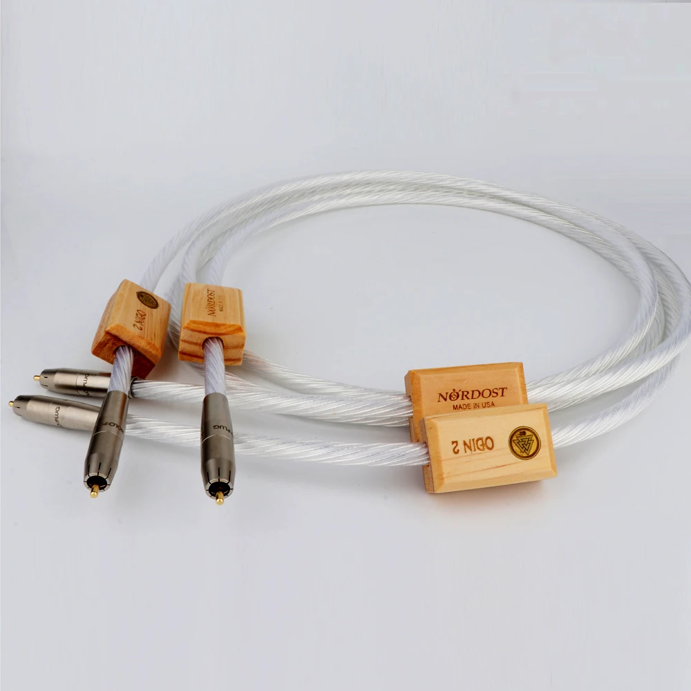 

Nordost Odin2 Hi-End посеребренный исходный кабель RCA для соединения сигнальной линии RCA к RCA аудио кабель HIFI телефонный кабель