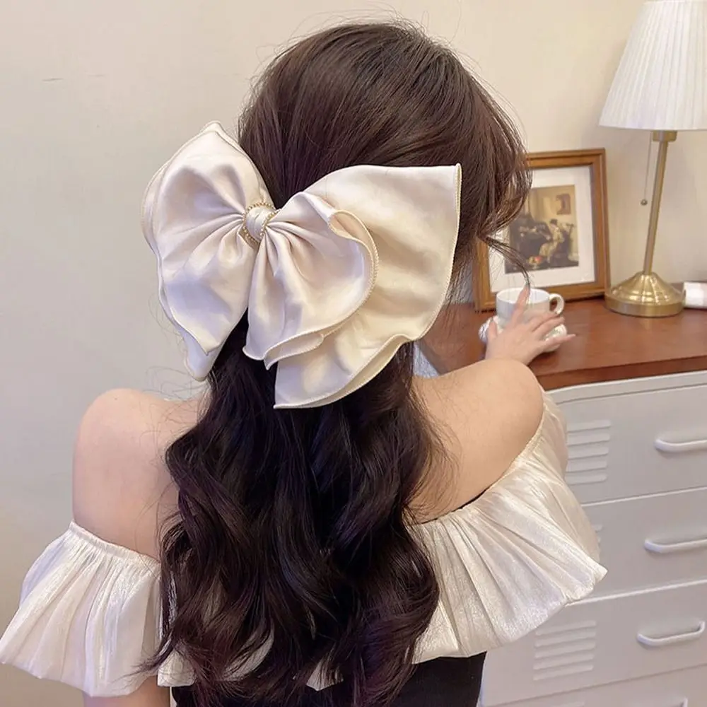 

Заколка для волос в Корейском стиле для девушек с большим бантом