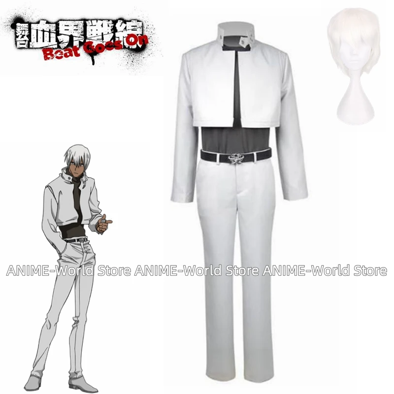 Унисекс аниме Cos Blood Blockade Battlefront Zapp Renfro повседневная униформа костюм парик