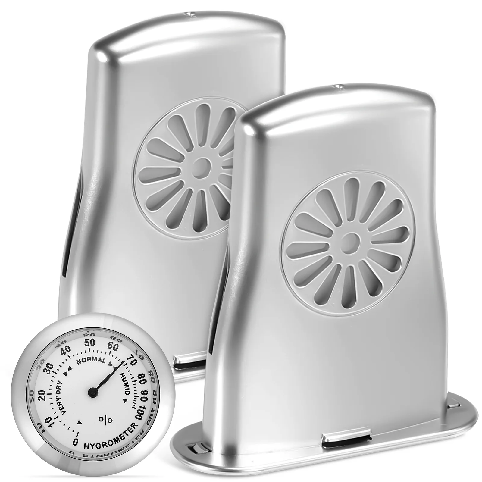 

1 Set Care Supplies Musical Instrument Portable Lightweight Premium Hygrometer with Violin Soundhole Humidifiers