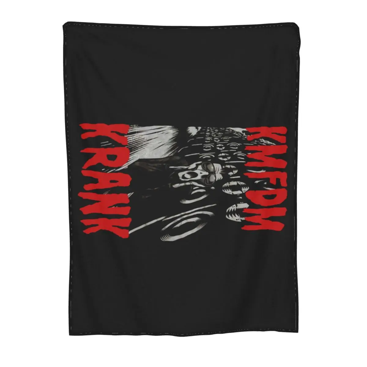 Винтажный рок-набор Kmfdm Krank Wtf Skinny Puppy Tour концертный принт забавное уличное одеяло