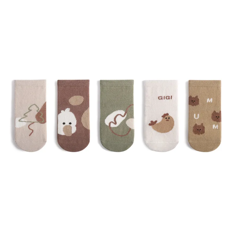 10 Pairs New Cotton Winter Autumn Children Baby Toddler Socks Thicken Anti Slip Thermal Floor Socks