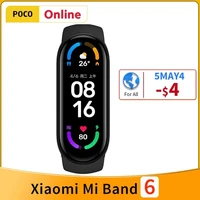 xiaomi mi band 6 smart bracelet 5 color amoled screen miband 6 blood oxygen fitness traker bluetooth waterproof smart band
