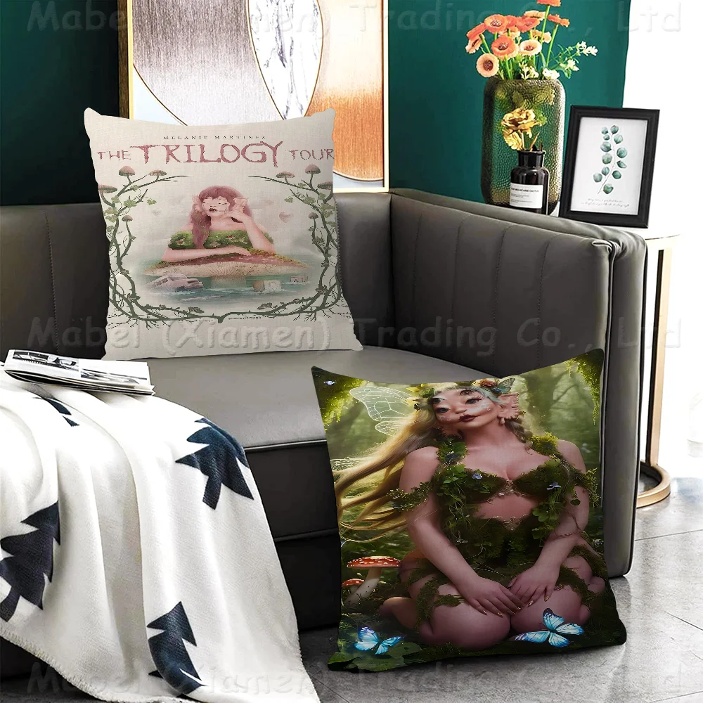 Singer M-Melanie Martinez P-Portals Pillow Anime Sofa Bed Head Cover Cushion 45x45 Cm Fashion