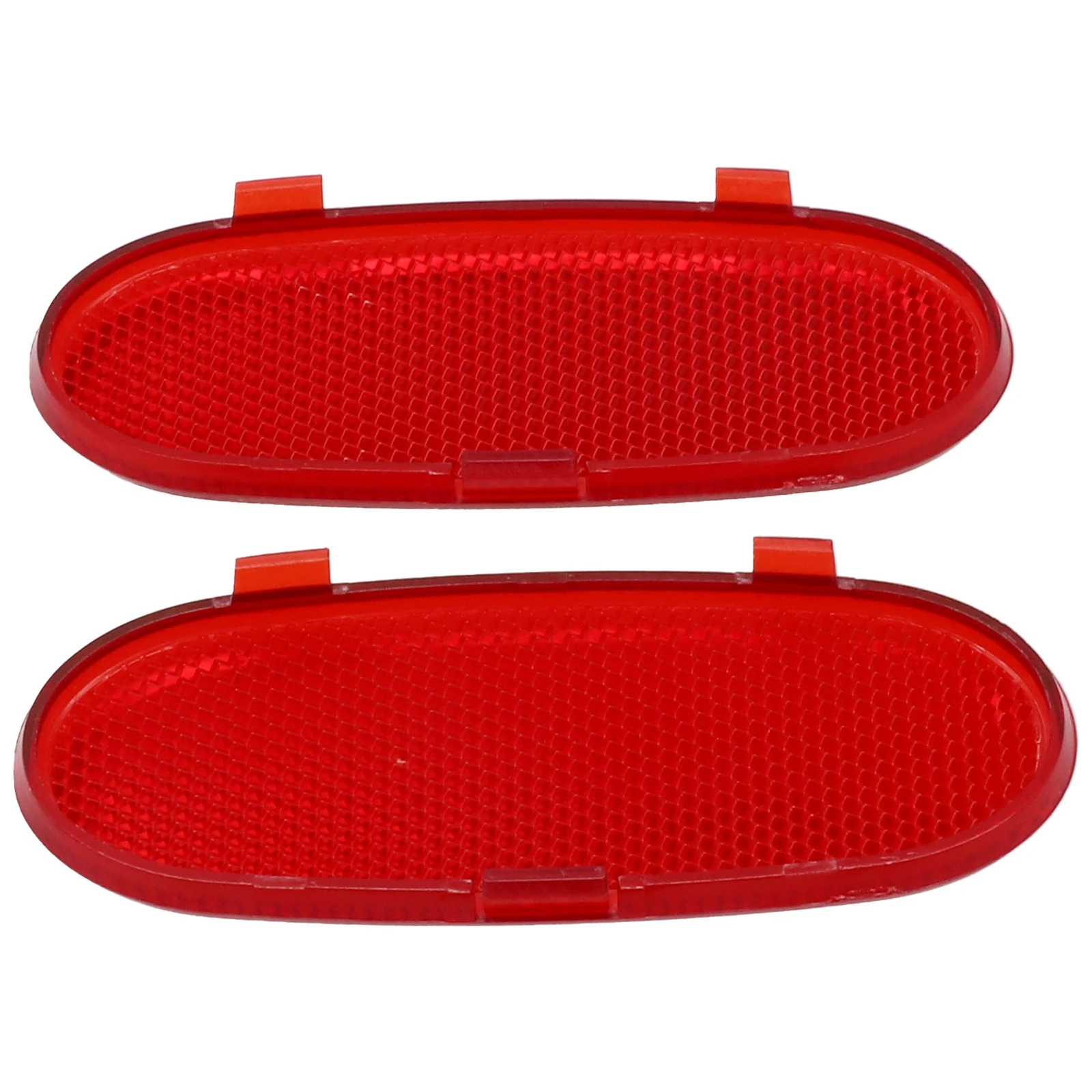 

2 Pcs Car Interior Front Door Panel Red Reflector Shell Parts 5179299AA For Dodge 1500 02-08 2500/3500 03-09 For Dodge 04-09