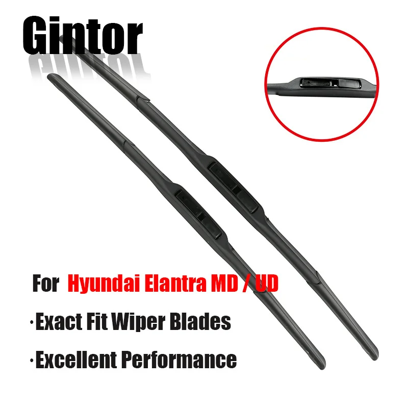 

Gintor AUTO Car Wiper Front Wiper Blades For Hyundai Elantra MD / UD 2011 - 2015 Windshield Windscreen Front Window 26"+14"