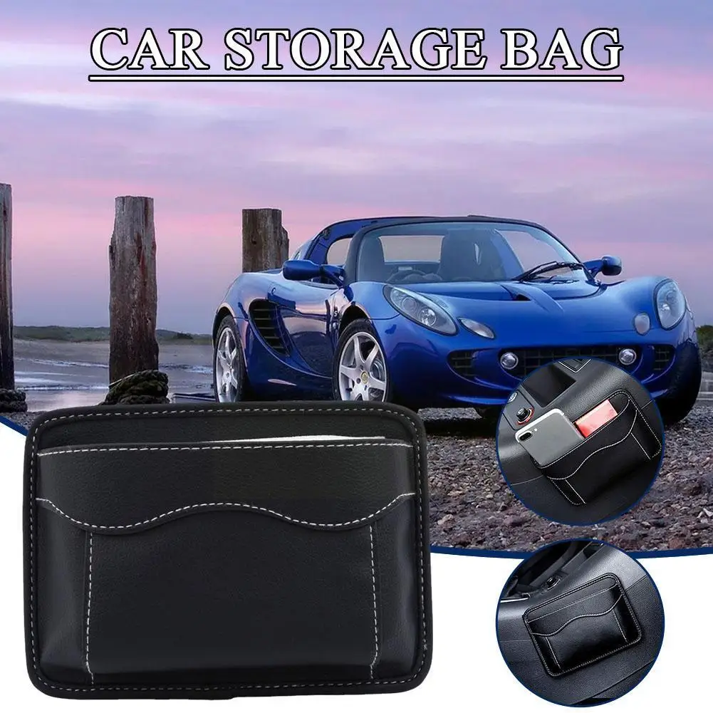 

Multifunction Car Storage Box Car Organizers Pocket Bags For Cards Phone Key Sticky Pouch Interior Accessories H4M3