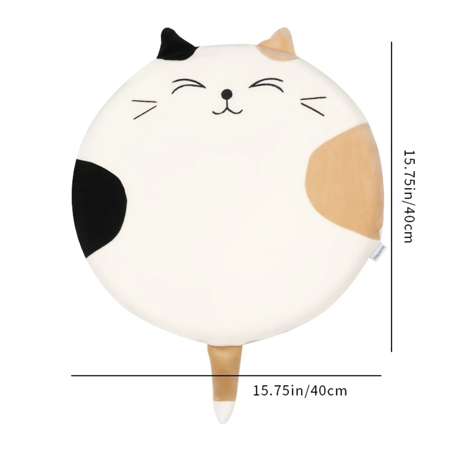 1 шт. плюшевая подушка с рисунком кота из пены эффектом памяти — идеальная