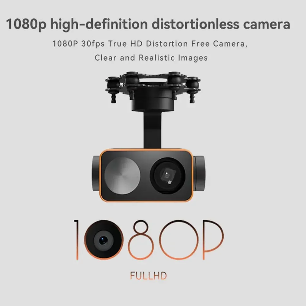 Фото Камера Skydroid C20 с трехосевым стабилизатором, ночным видением 1080P, 22-кратным оптическим зумом и стабилизированным прожектором для дронов H16 H30 с дистанционным управлением №4