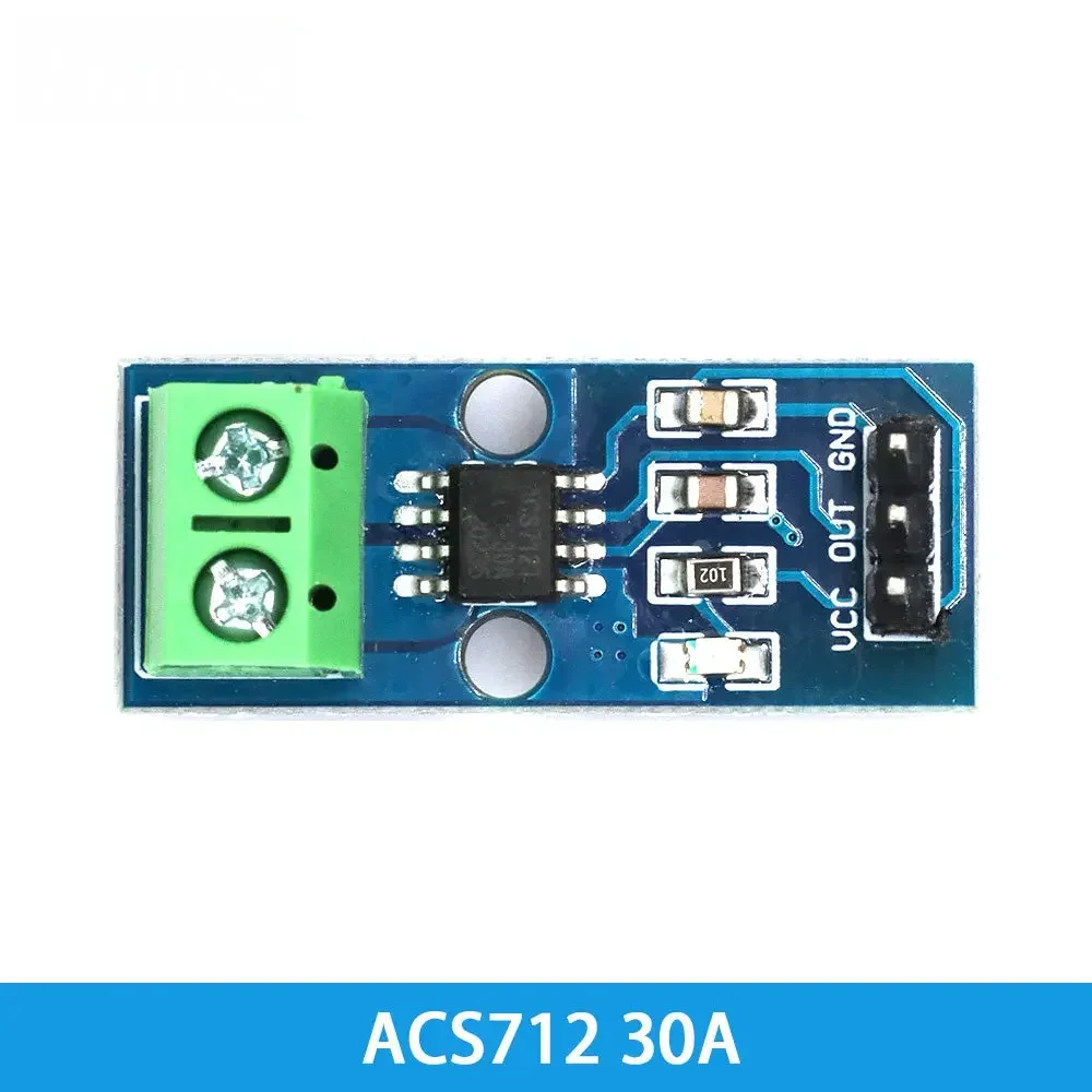 Регулируемый модуль датчика тока ACS712 — обнаружение 5A-30A с эффектом Холла, совместимый с устройством Arduino и IoT (art.: 3920cd284f060) - 3920cd284f060
