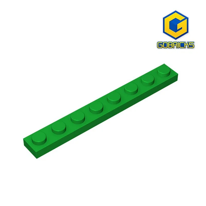 Gobricks GDS-506 Plate 1 x 8 compatible  with lego