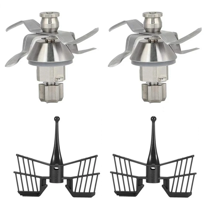 Stainless Steel Stirrer Blade Replacement Parts Accessories, with Butterfly Bar for Vorwerk Thermomix TM31