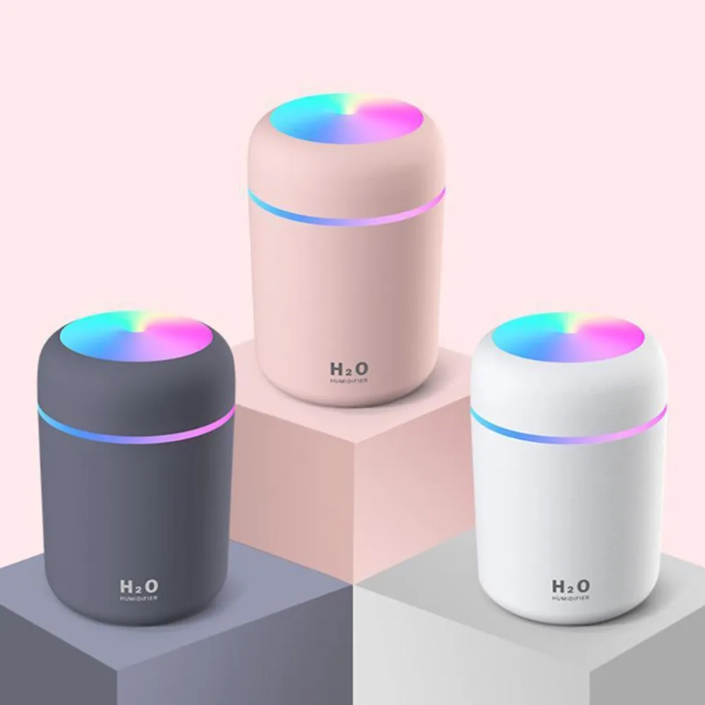 

Portable Humidifier USB Ultrasonic Dazzle Cup Aroma Diffuser Cool Mist Maker Air Humidifier Purifier with Romantic Light