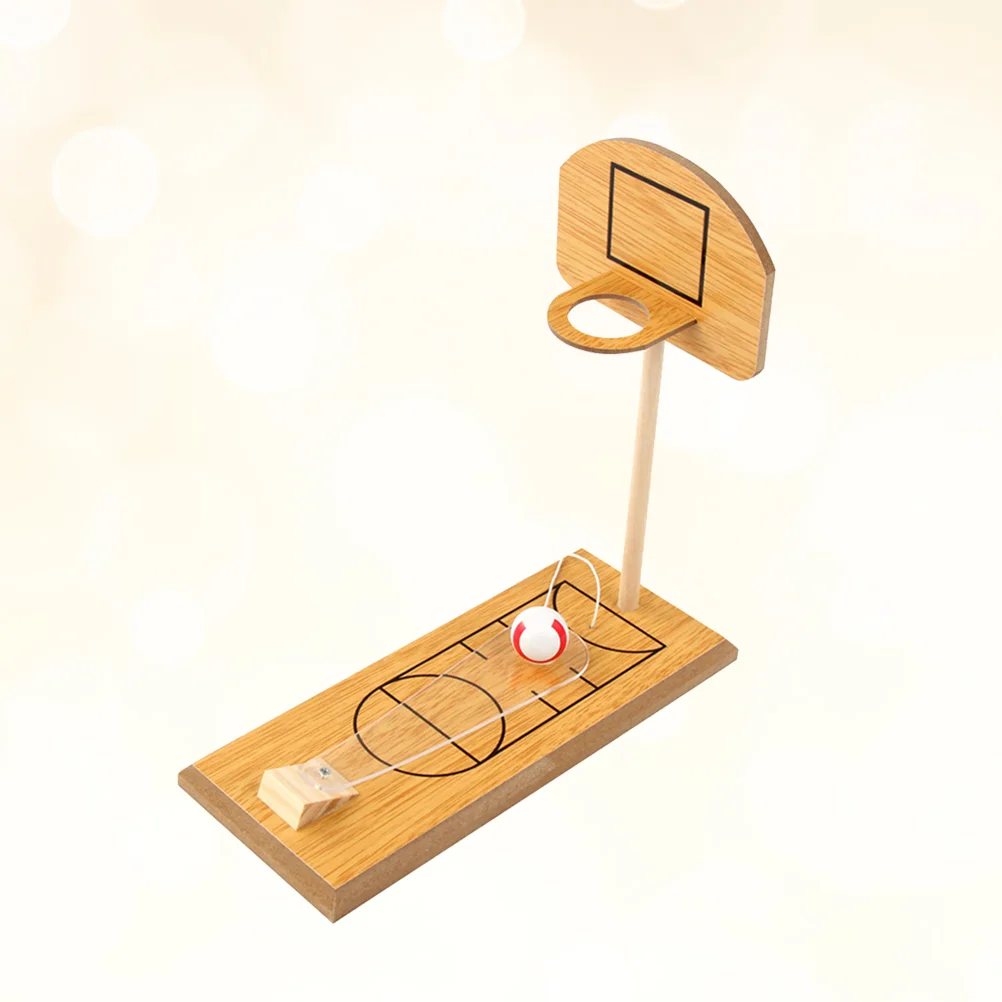 

Basketball Gamedesktop Shooting Wood Kids Table Tabletop Finger Mini Hoop Educational Modle Miniature Christmas Gift Idea Funny