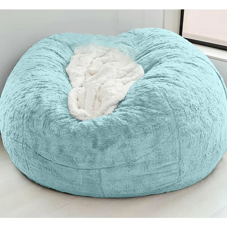 

Giant Bean Bag Bed Memory Foam Big Beanbag Cozy Living Room Sofas Chairs 7ft 6ft 5ft Oversize Bean Bag Chair Sofa Bed