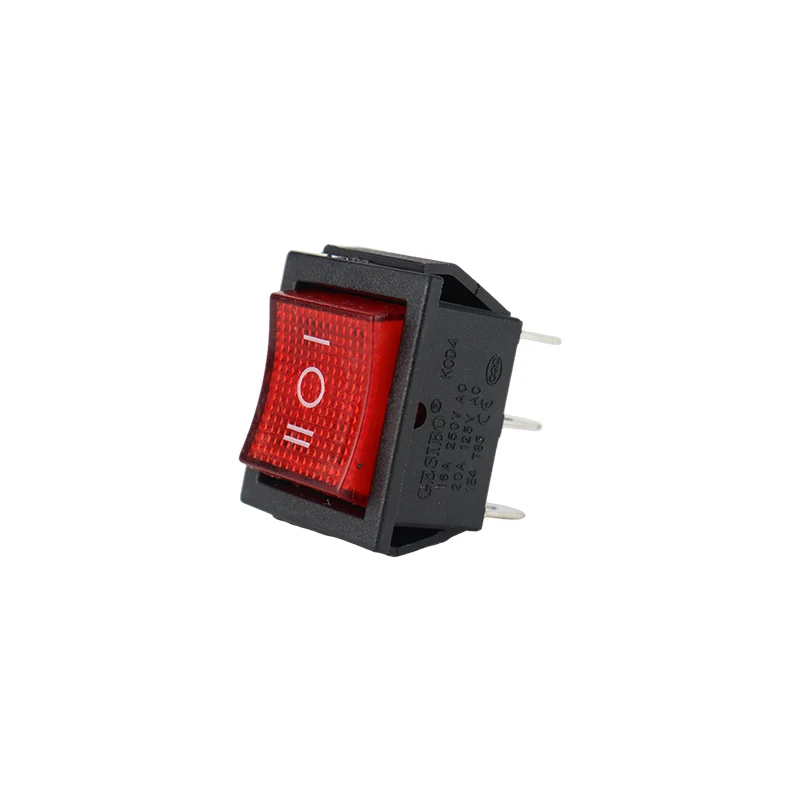 

Кулисный переключатель KCD4 пластиковый 2/3 положения 6 контактов