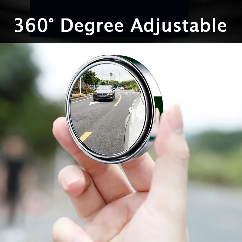 2 шт. регулируемое на 360 градусов зеркало для слепых зон автомобильное