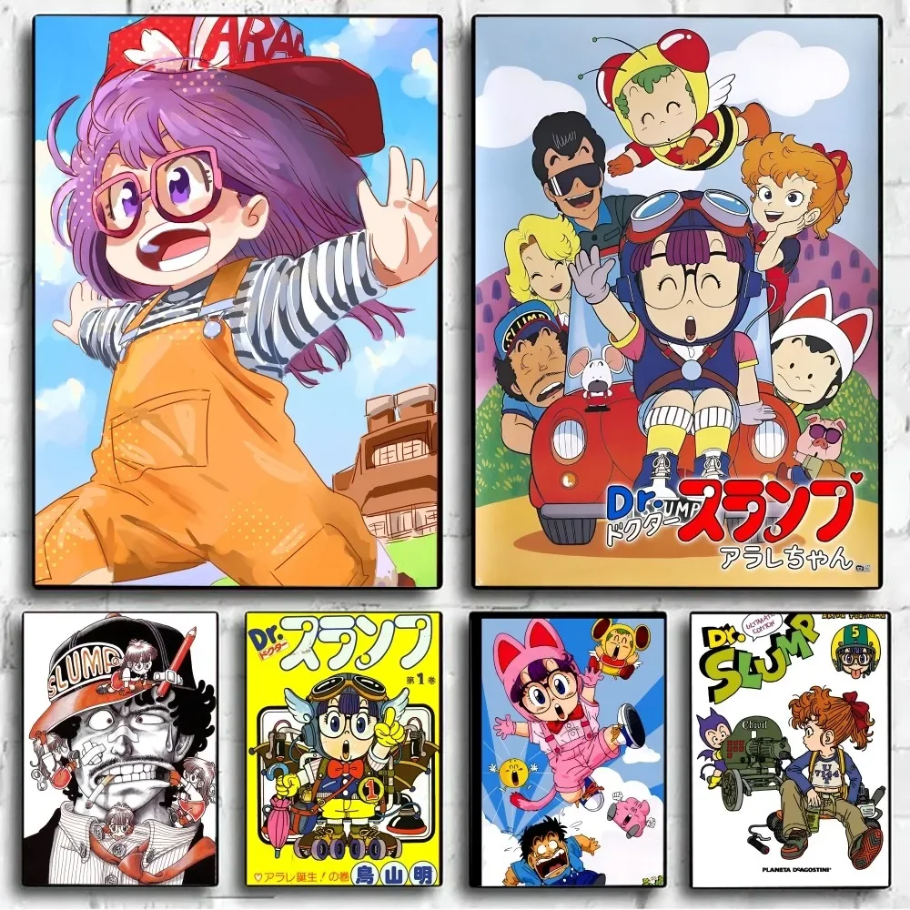 Классический мультяшный плакат Dr Slump Arale высококачественная цифровая печать на