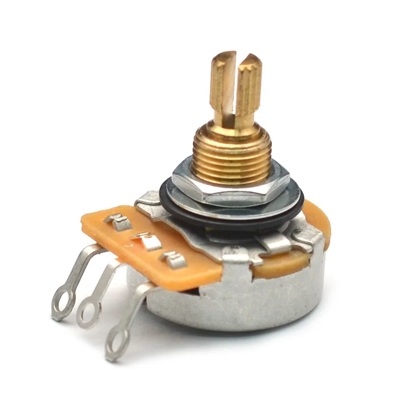 Банки для гитары из чистой латуни 2 шт. подставки Log A или Linear 250K/500K латунные