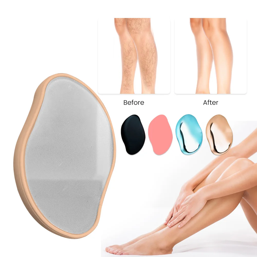 

Многоразовое средство для удаления волос, Кристальный ластик для волос, инструмент для удаления волос на руке, ногах, теле, безболезненный б...