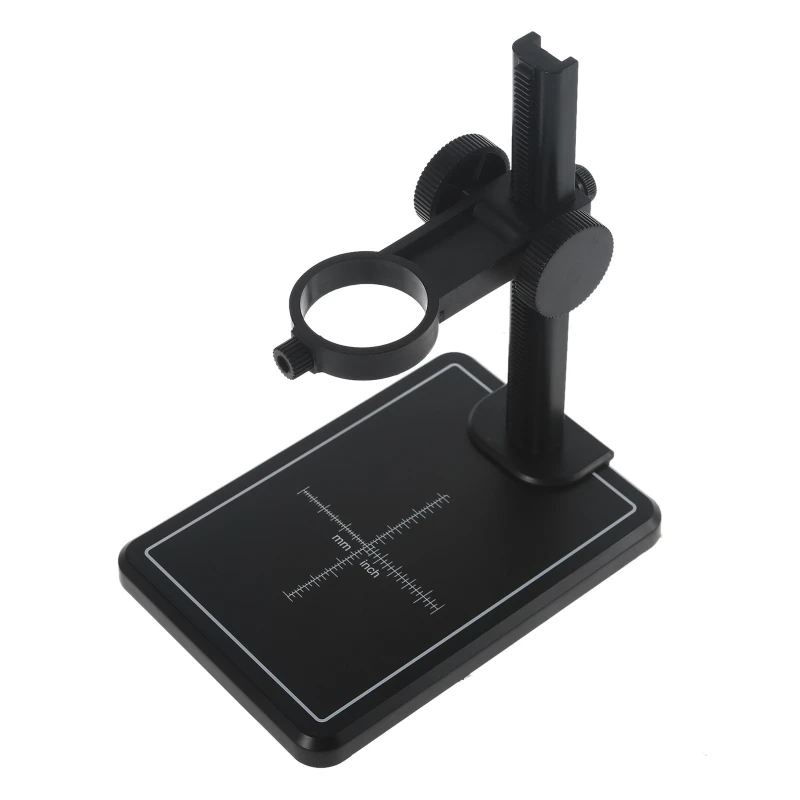 

Подставка для микроскопа портативная Регулируемая ручная фокусировка держатель для цифрового USB микроскопа регулируемая вверх и вниз черн...