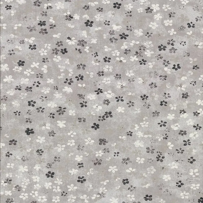 

Brewster Cosima Grey Miniature Floral Wallpaper Home Decor Wallpaper
