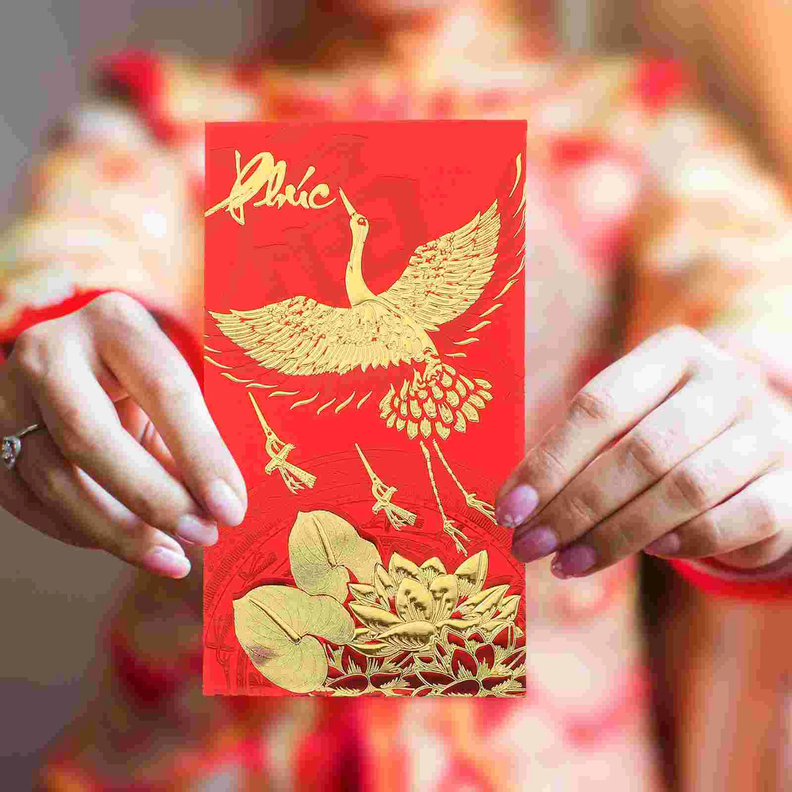 

Red Envelopes Money Year Envelope Chinese New Rabbit Pocket Hong Bao Lucky Festival Spring Gift Packetwedding Hongbao Cash