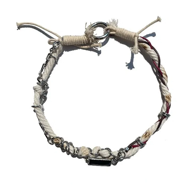 

Винтажное модное индивидуальное ожерелье унисекс, белое ожерелье в стиле хип-хоп и панк, банкетные украшения, аксессуары, подарок