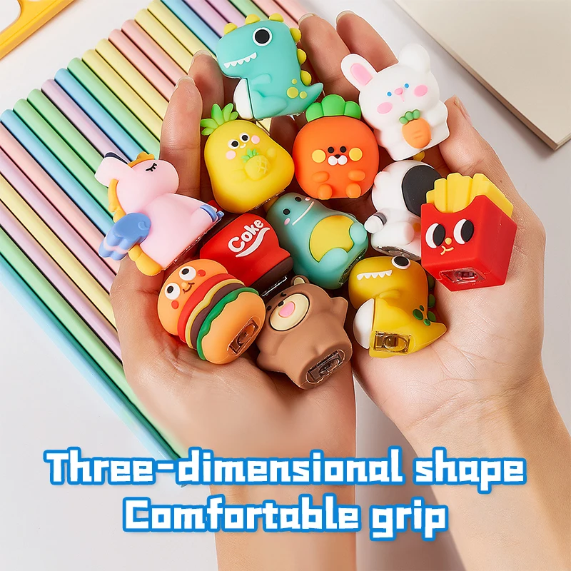 2 шт. точилка для карандашей с милой пандой креативная имитация еды ручной