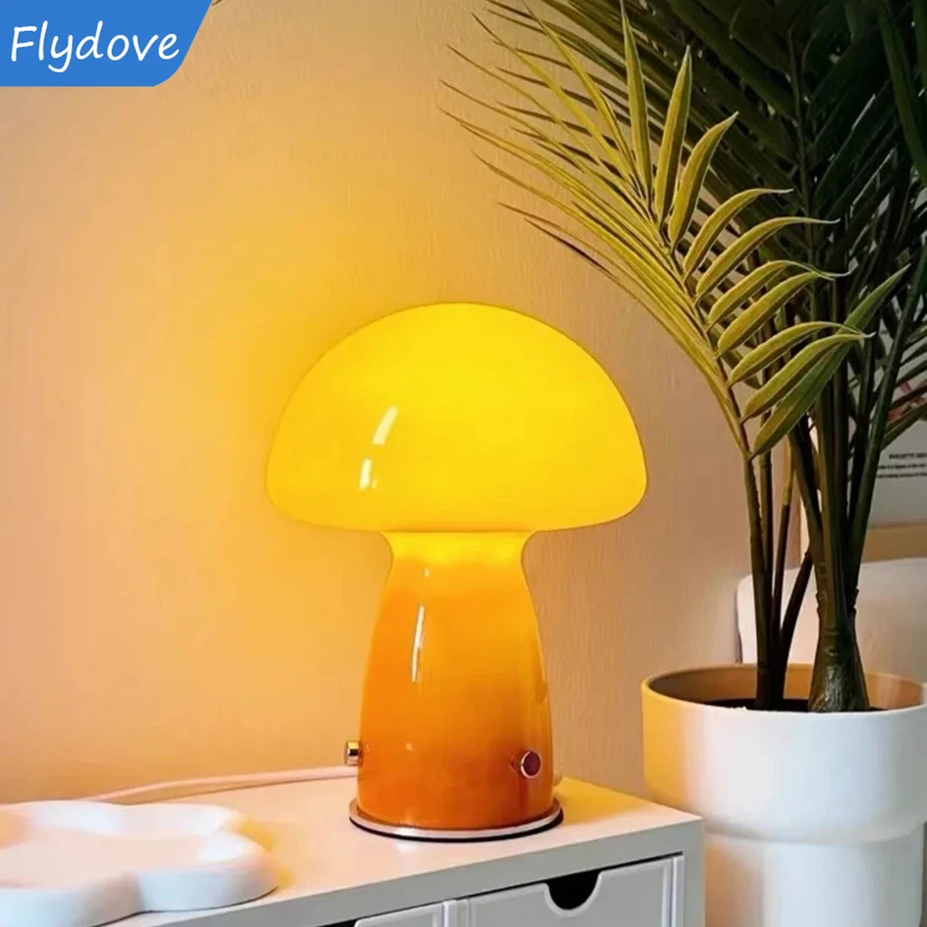 Скандинавский USB-разъем светодиодный грибной светильник Trichromatic с затемнением