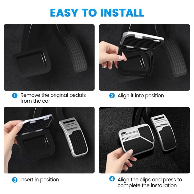 Для Tesla Model Y 3 2023 чехлы на педали педаль газа акселератора запасные части