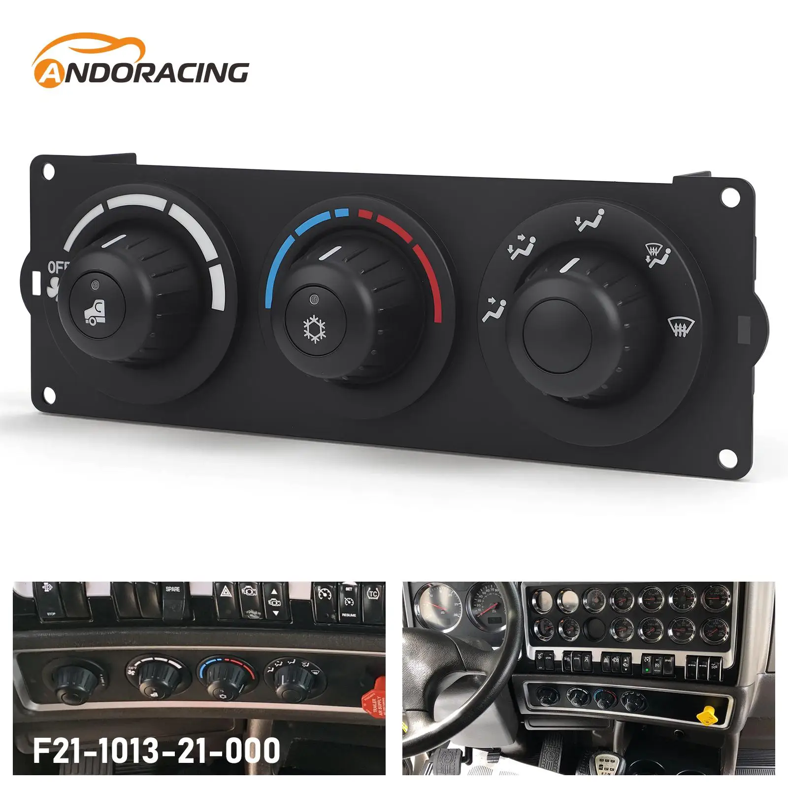 Фото Панель управления климат-контролем OEM F21-1013-21-000, F21101321000, модуль кондиционера для Kenworth T660 T600 T800 W900 №1