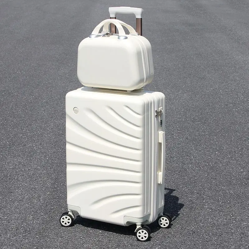 20/22/24/26/28 inch fashion wheel suitcase Explosion-proof passcode lock Suitcase 2ps Student female aluminum-framed suitcase