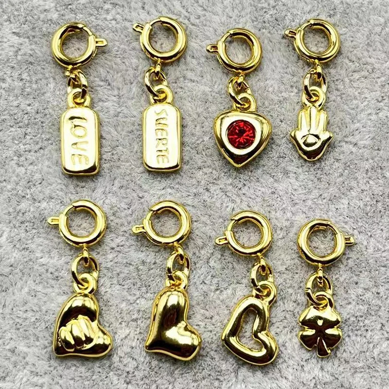 

Exquisite fashion Electroplating 925 silver DIY bracelet necklace Pendant women's romantic holiday gift