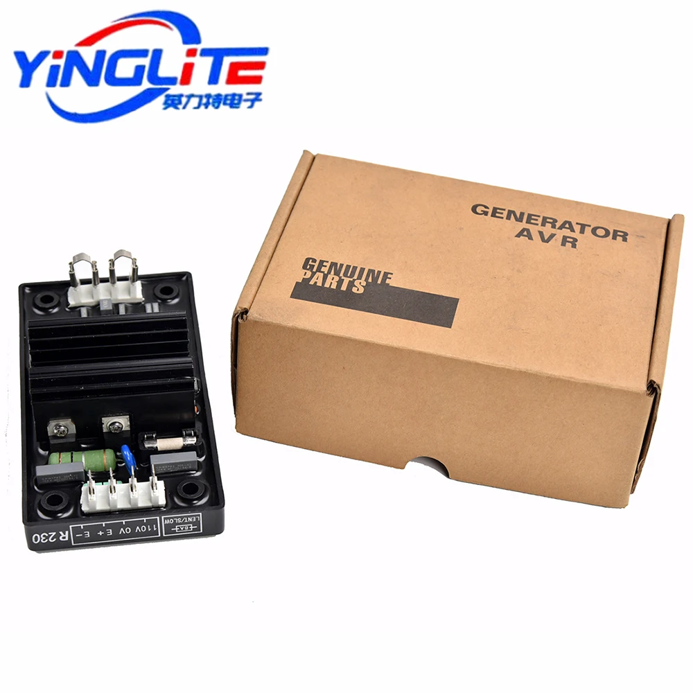 

Автоматический регулятор напряжения R230 AVR, модуль панели управления переменного тока 100 кВт, Прямая поставка с завода