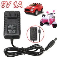 1pcs smart charge 6v ac 1a adapter charger for kids ride on cars motorcycles toy 6 volt