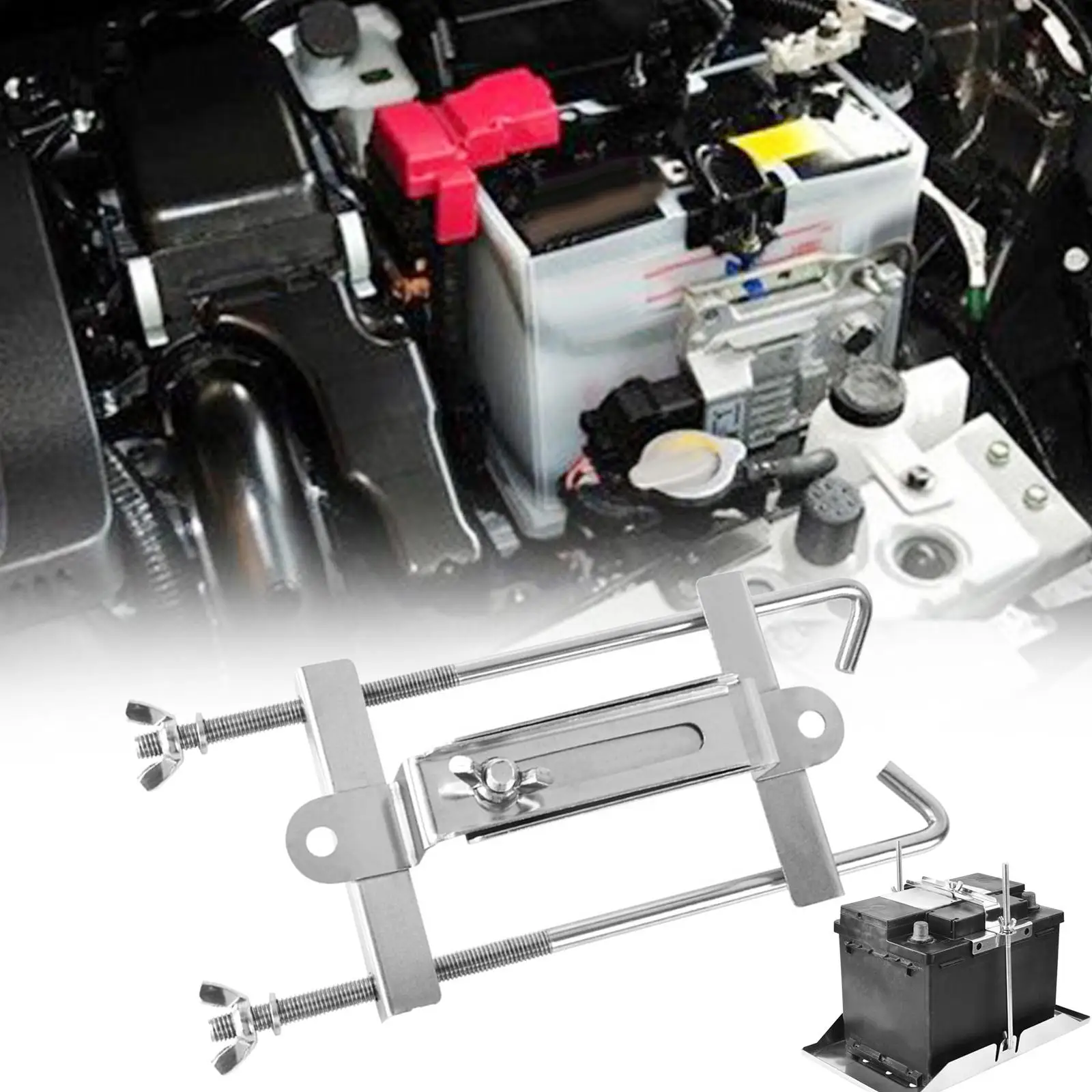 Универсальный комплект для удержания батареи. Фиксированный держатель Легко