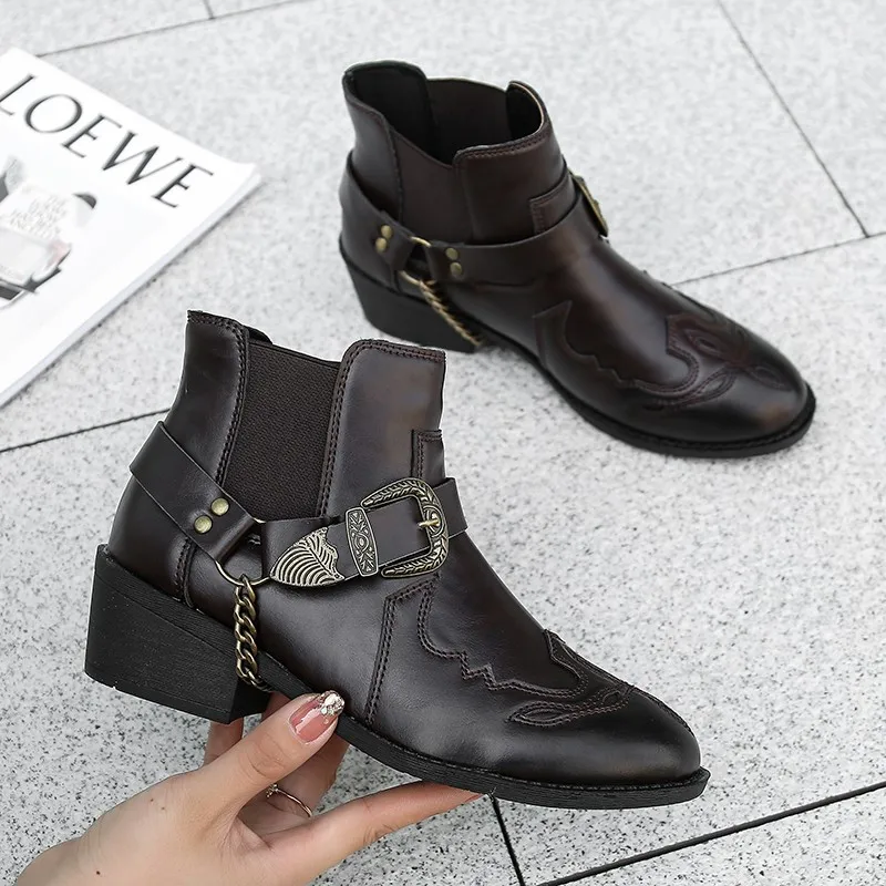 

Женские ботинки 2023, весенние женские короткие ботинки из натуральной замши, женские ботинки в британском стиле, модные женские ботинки без одежды, женские ботинки