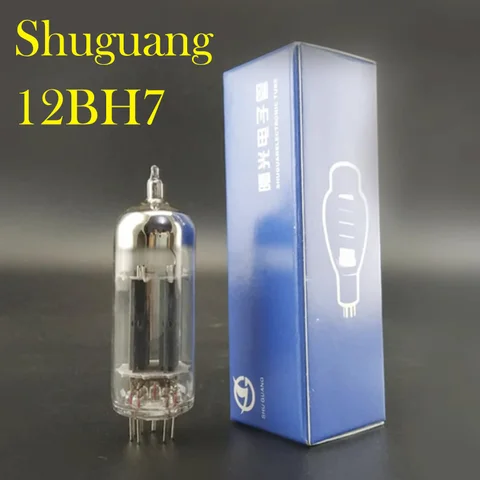 Вакуумная трубка Shuguang 12BH7 для самостоятельной сборки, комплект усилителя аудиоклапана Hi-Fi для электронной трубки, точное соответствие, оригинал