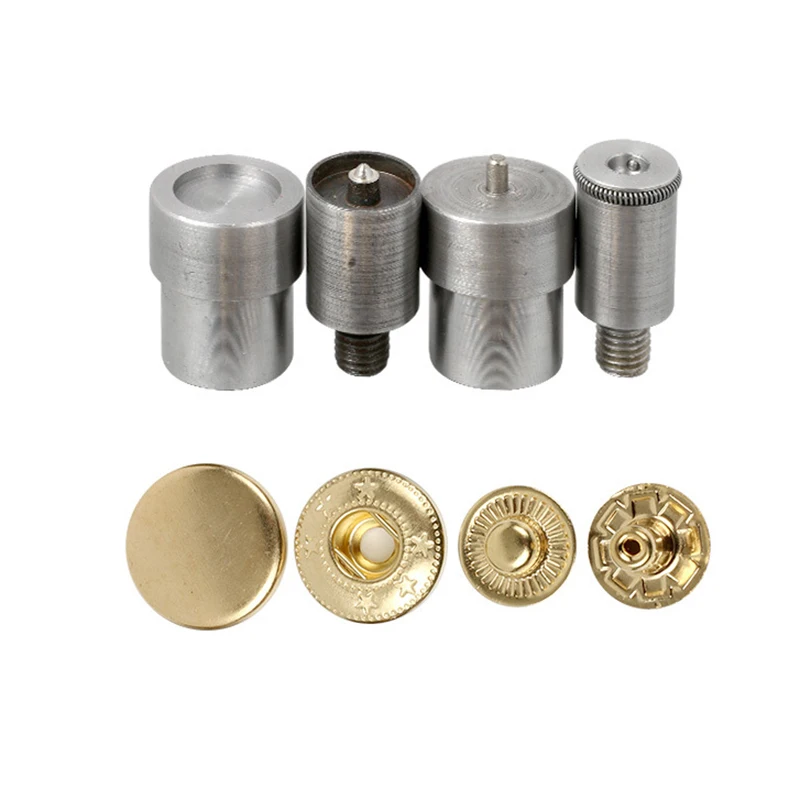

Brass Fastener Snap Kit Heavy Duty Snap Button Dies For Handmade Manual Press Machine