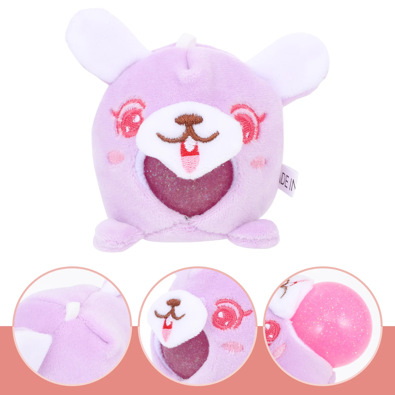 

Stretchy Rabbit Shape Squeeze Keychain Pendant Pressure Relief Plaything