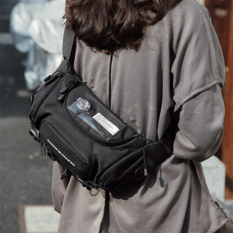 Women's Large capacity Tide Brand Shoulder Chest Packs Men's Street Fashion Crossbody Bags Anti-theft Sports Travel Fanny Pack