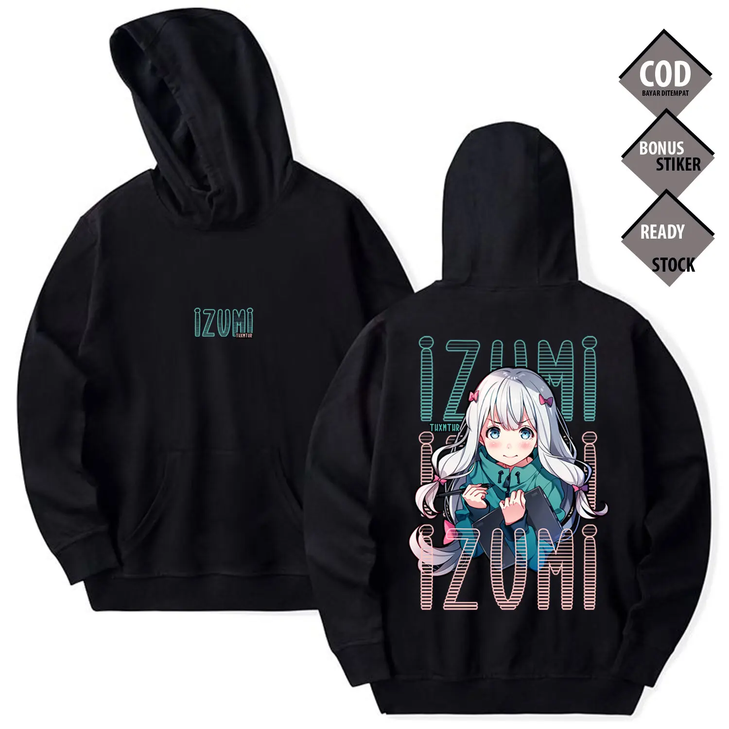 Толстовка Izumi Sagiri Eromanga Sensei Masamune Waifu Anime Manga Megumi Jinno Ayame Kagurazaka Kyouka Elf Yamada Muramasa Senju