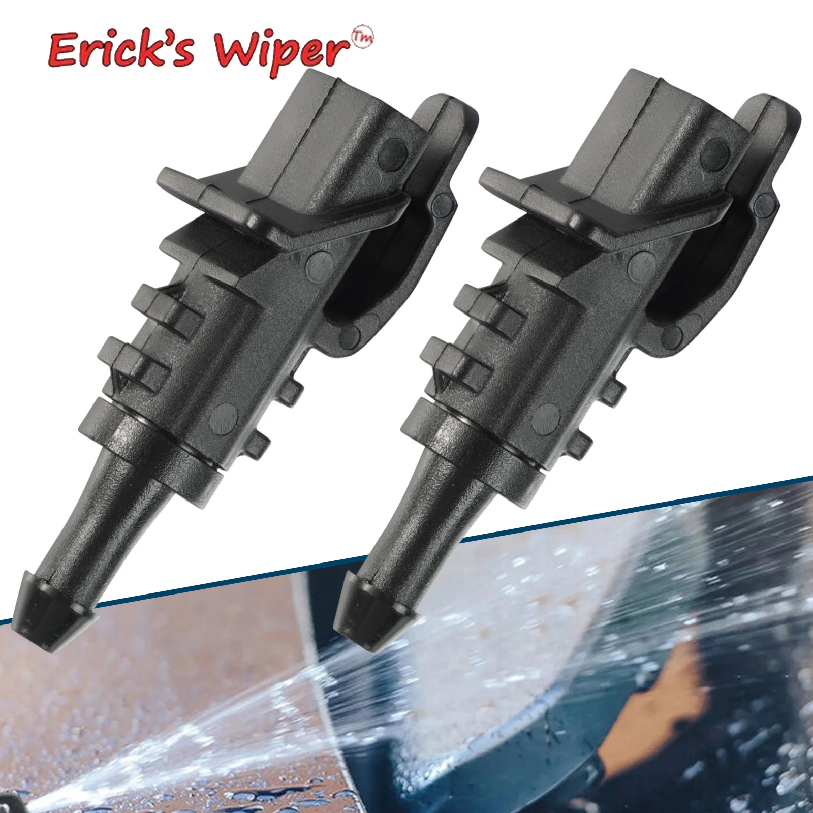 

Erick's Wiper 2 шт. форсунка омывателя переднего стекла для Hyundai i30 MK1 2007-2012 OE # 98630-2L100 98630 2L100 Распылитель капота автомобиля