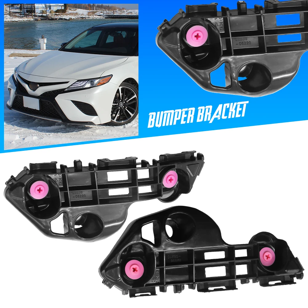 Комплект из 2 креплений переднего бампера для Toyota Camry 2018-2021, крепежные зажимы для верхней решетки радиатора (art.: 3920dd173bf44) - 3920dd173bf44