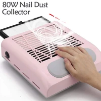 biutee 80w big power vacuum nail dust collector for manicure nails collector with fitter nail dust fan vacuum cleaner for nails