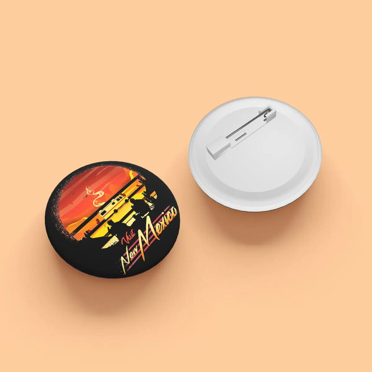 Брошь Breaking Bad с изображением Уолтера Уайта и Джесси Пинкмана