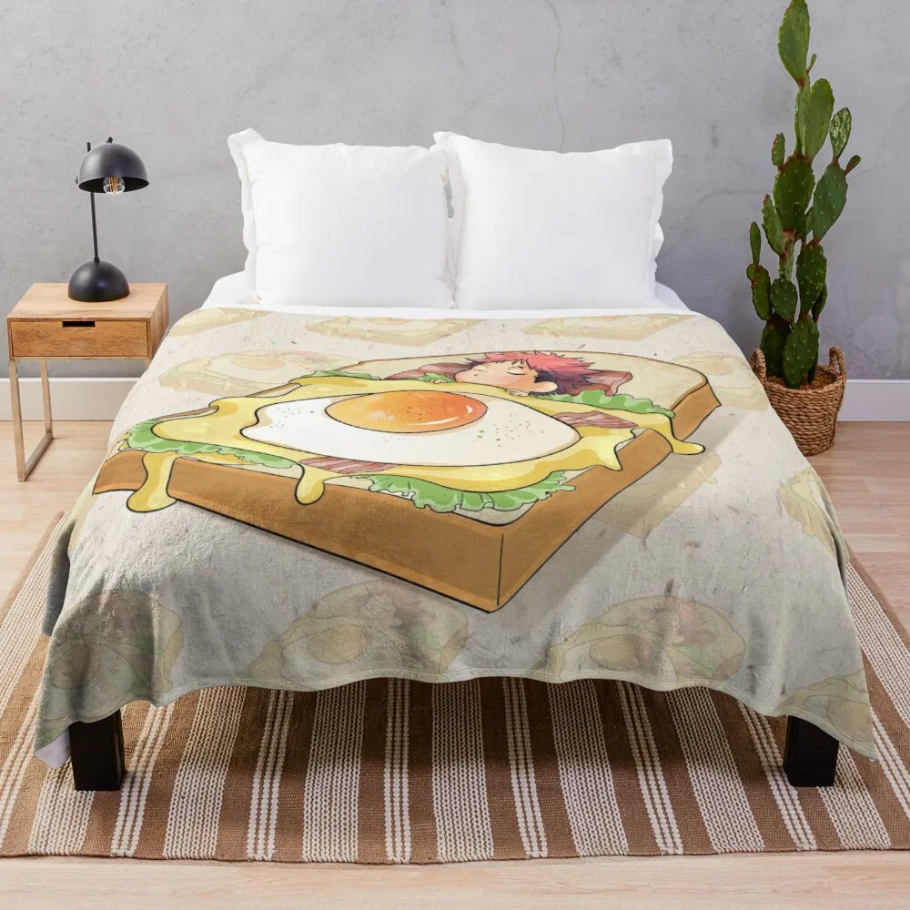 

Weed Blanket Blanket Luxury Woven Blanket Art Yukihira Throw Blankets