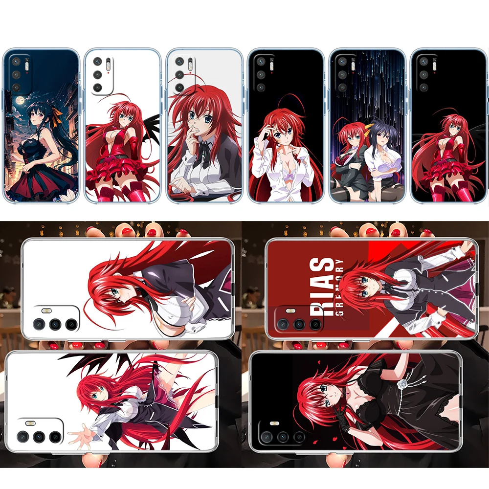 Фото Прозрачный мягкий чехол VY79 Rias Gremory для Motorola Moto Edge 20 30 40 50 S30 Fusion Ultra Pro Neo Lite + G200 G23 №3