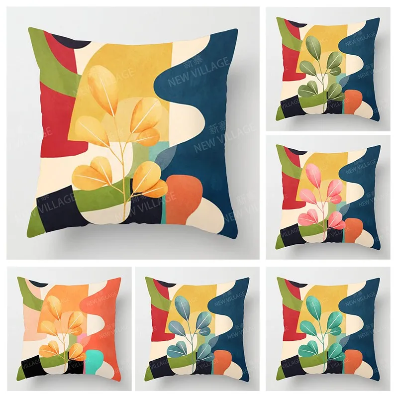 

Nordic Modern Pillow Cover Home Decor Living Room Sofa Cushion Cover Autumn Decoration 45x45cm 45*45 50x50 60x60cm 40x40 35x35